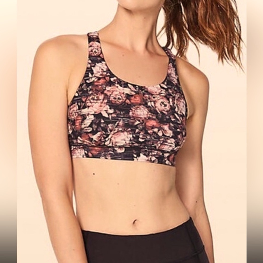 Lululemon Break Free Bra Peony Multi | Size 8 EUC
